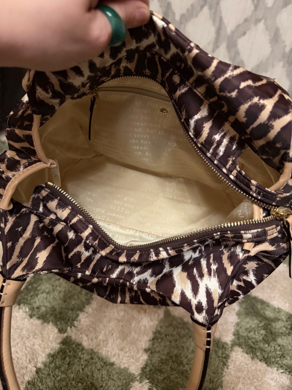 Kate Spade ♠️ Leopard Bag - Picture 11 of 13